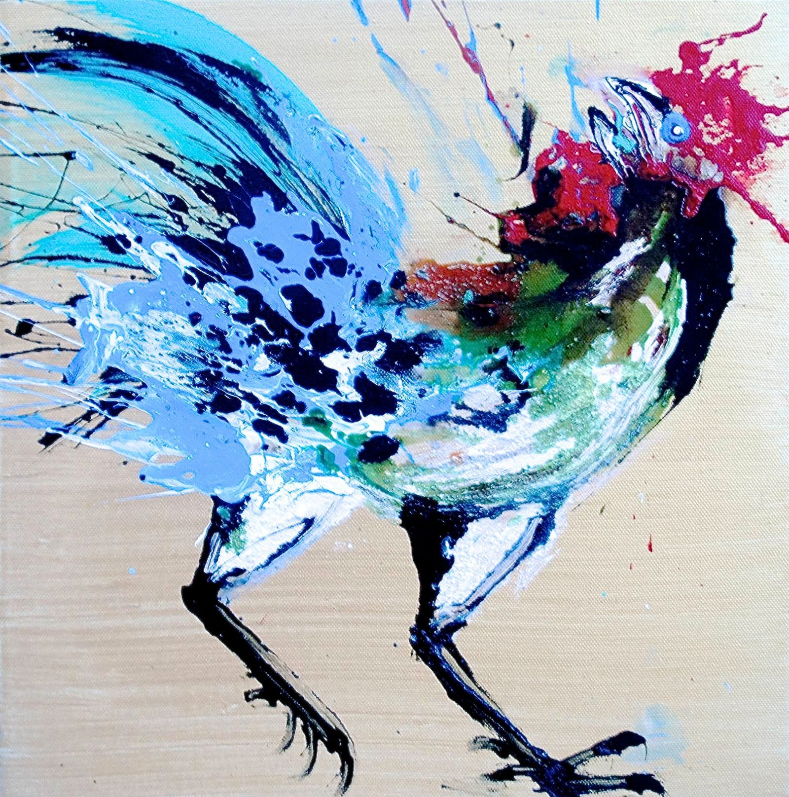 qunce-zeng-artiste-peintre-poule-plumes-bleues-galerie-art-contemporain-jean-jacques-rio-auray-golfe-du-morbihan-bretagne-france-exposition-carnac-quiberon-2015.JPG